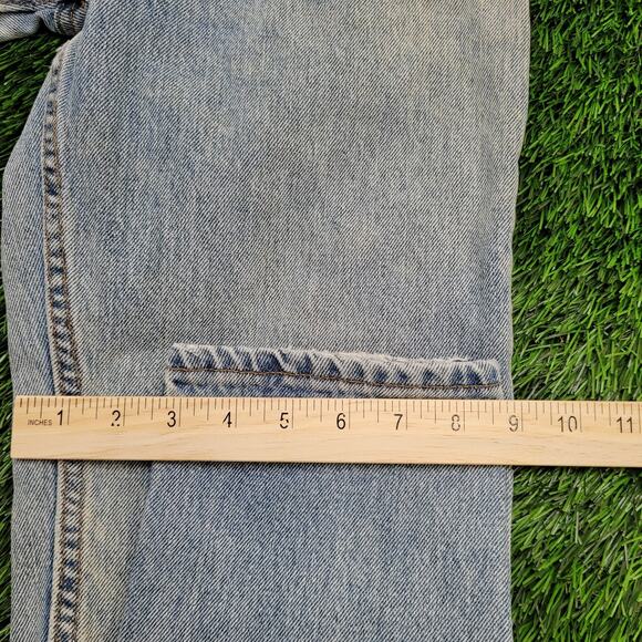 Vintage LEVIS 550 High-Waist Baggy Jeans Womens 4/5 28x31 USA Made - Picture 14 of 16